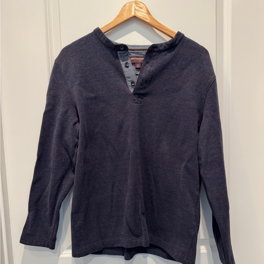 Johnston & Murphy Henley - Dark Blue